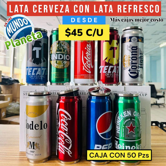 LATA CERVEZA Y REFRESCO