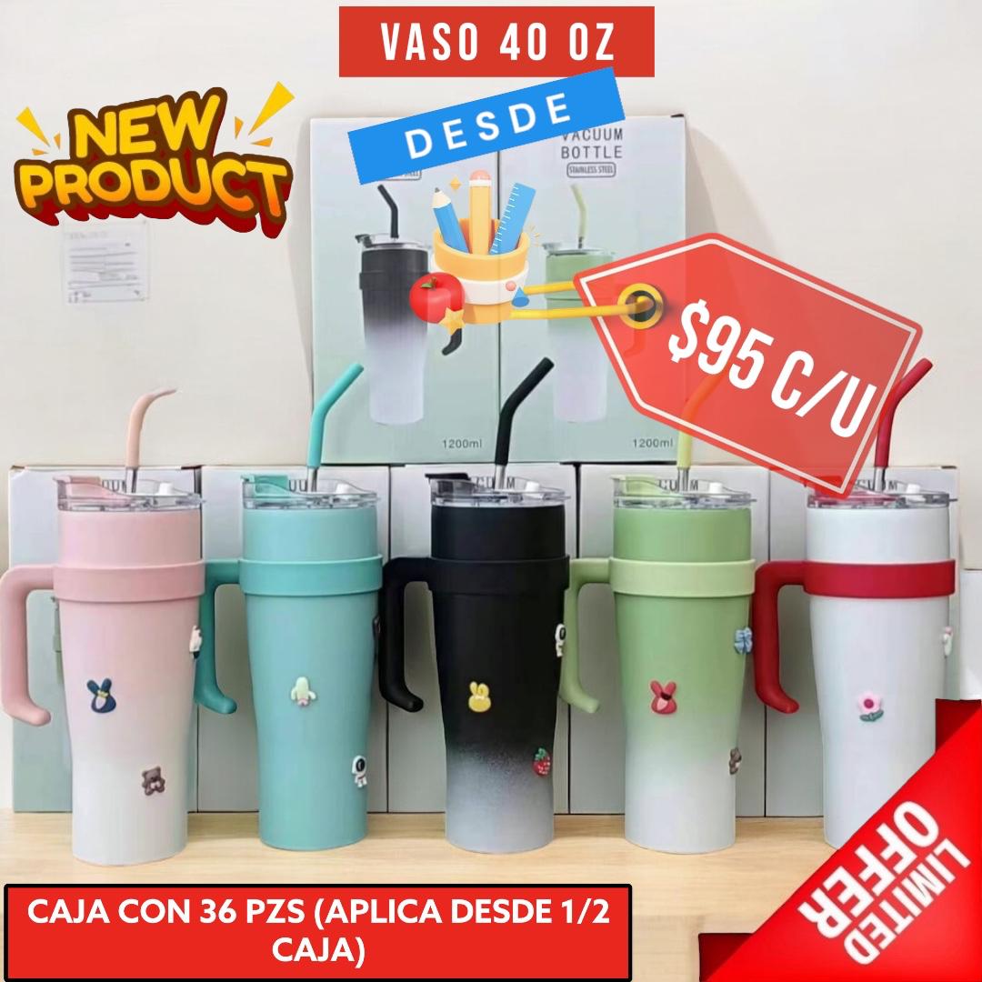 VASO 40 OZ CON MEDIA ASA